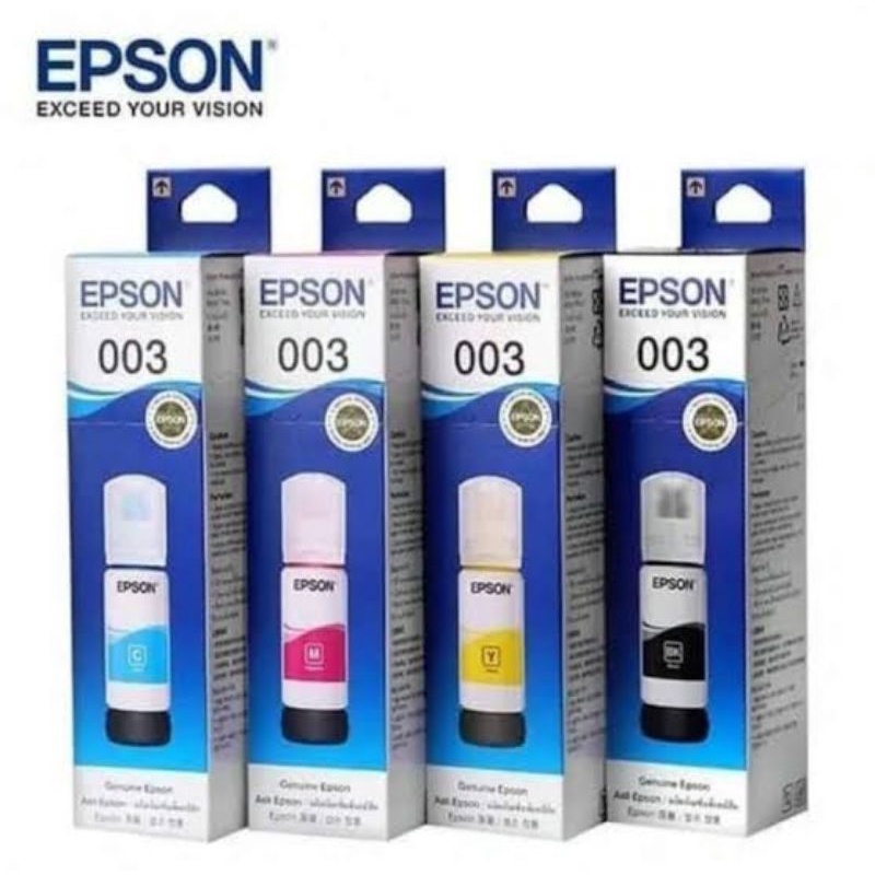 tinta Epson 003 black + 003 satuan for L1110, L3110, L3101, L3150, L5190