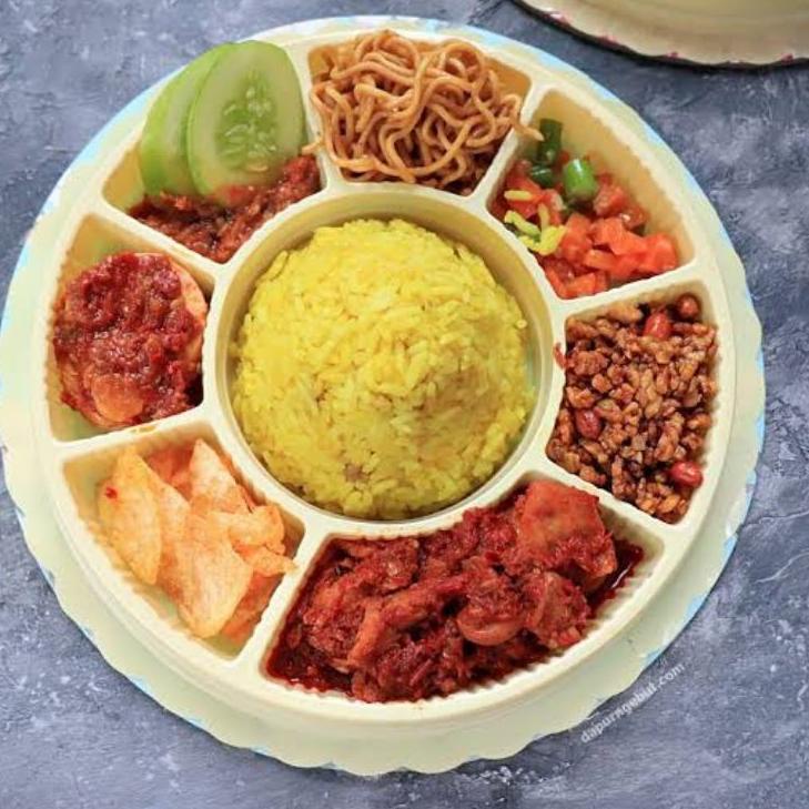 

Tumpeng Mini Pelangi Halal Murah Higienis