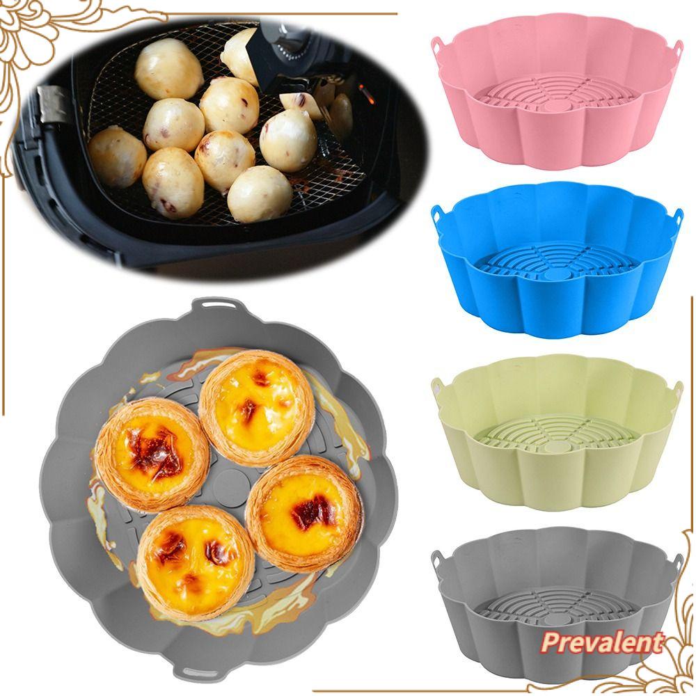 Preva Air Fryer Silicone Pad New Grill Pot Tray Memasak Reusable Multi-Fungsi Pengganti Liners Baking Basket