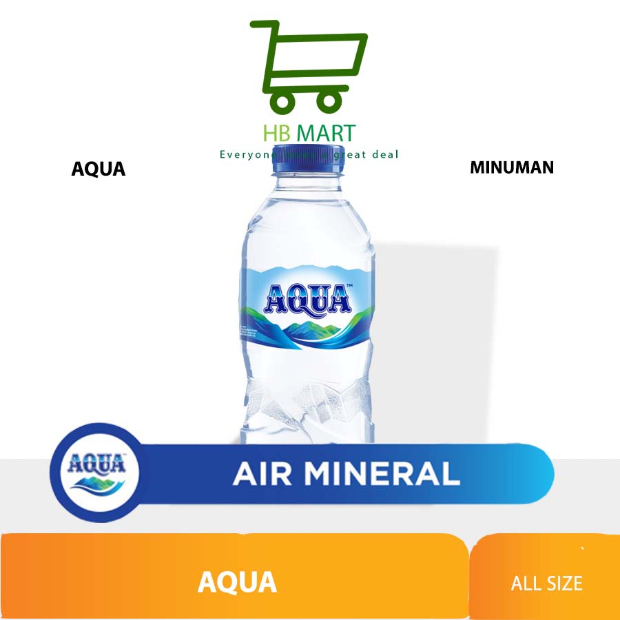 

MINUMAN AIR MINERAL AQUA BOTOL 330ML