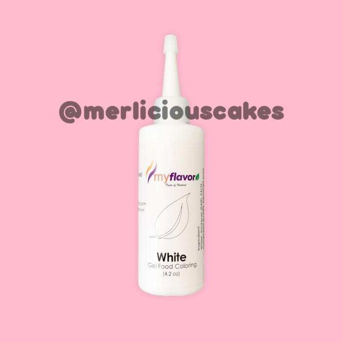 

120 Gram White Gel My Flavor Food Color Food Colour Pewarna Makanan 009