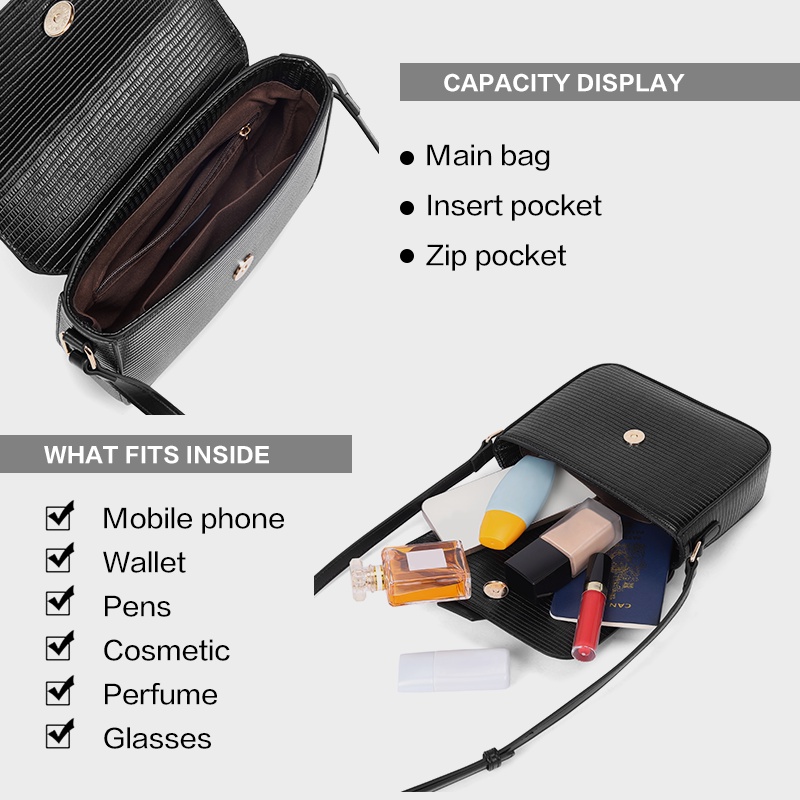 Bostanten Tas Selempang Wanita Sling Bag Fashion Shoulder Bag