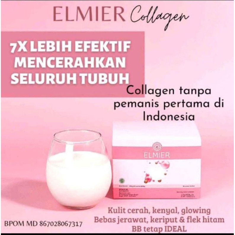 Collagen susu sapi elmier isi 12 sacset