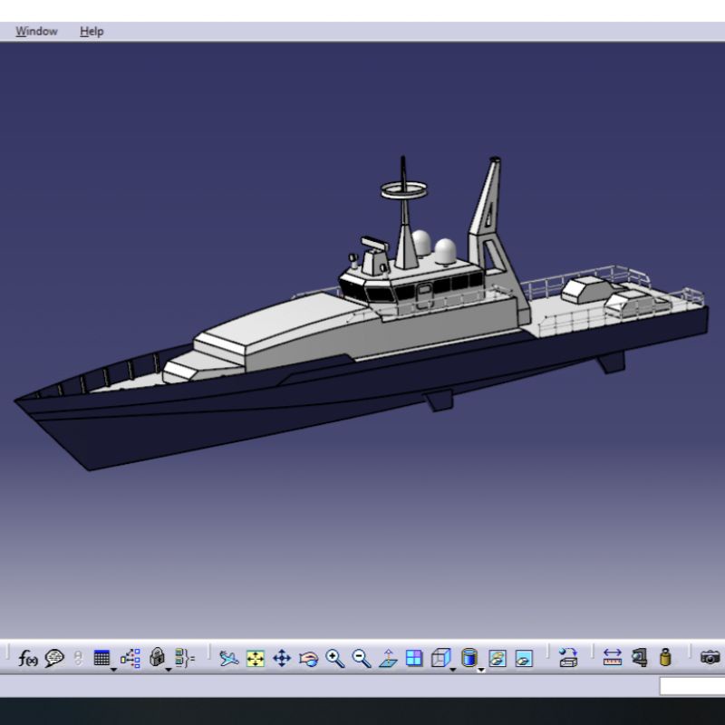 Desain Gambar Pola Miniatur Kapal Rc Boat Plan Patrol Boat 2