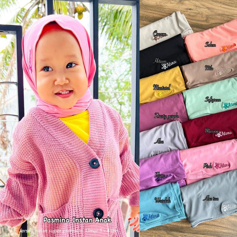 Pasmina instan anak //JF2312