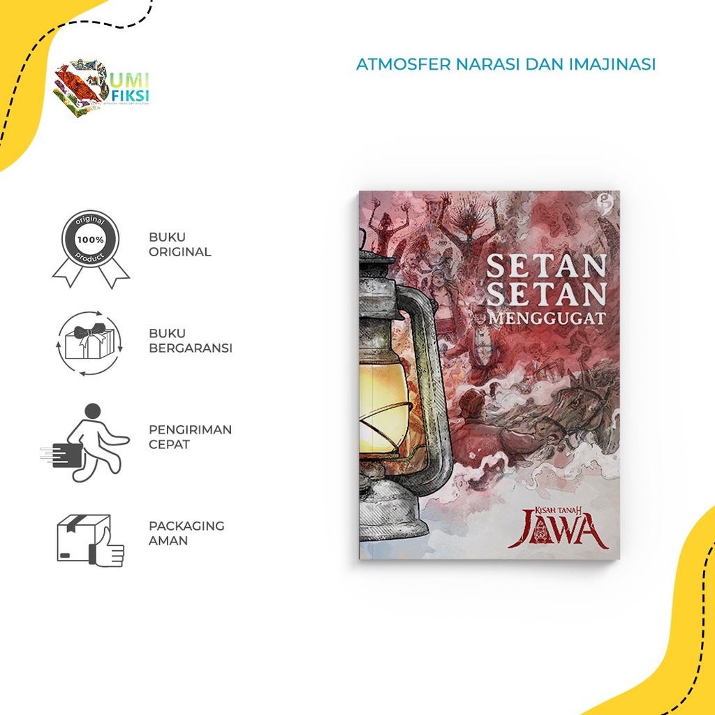 Buku Novel Horor Setan-Setan Menggugat (Kisah Tanah Jawa) - Gagasmedia - Kisah Tanah Jawa - Bumi Fik
