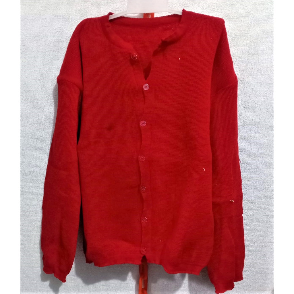 Bailey Cardigan Rajut/Crop Top Angel lengan panjang