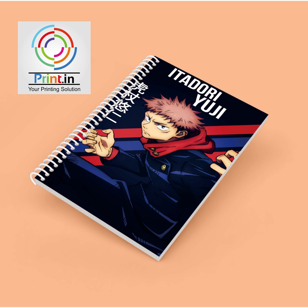 

Notebook Spiral Itadori Yuji Jujutsu Kaisen Hardcover dan Softcover