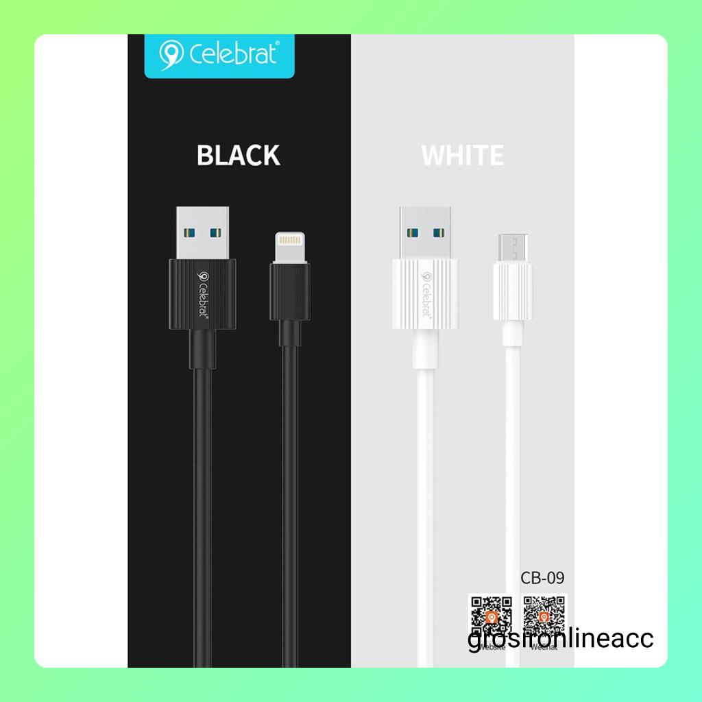 Kabel data Celebrat CB19T-i CBT19T-T CB09m CB09i CB09t charger chasan cable for android type C phone