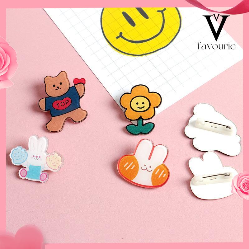 CODBros Pin lucu  Acrylic Gaya Korea Pin Tas Lucu Cute Pin Import-FA