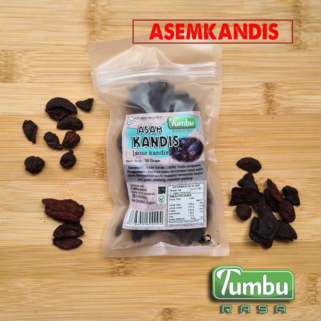 

Bumbu ASAM KANDIS kemasan isi 500 gram [50g, 100g] - rempah Sour kandis