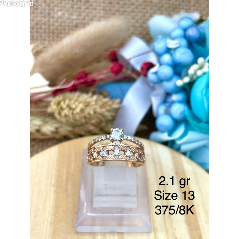 Cincin model mata ac 3410 - 2.1 Kuning 375/8K