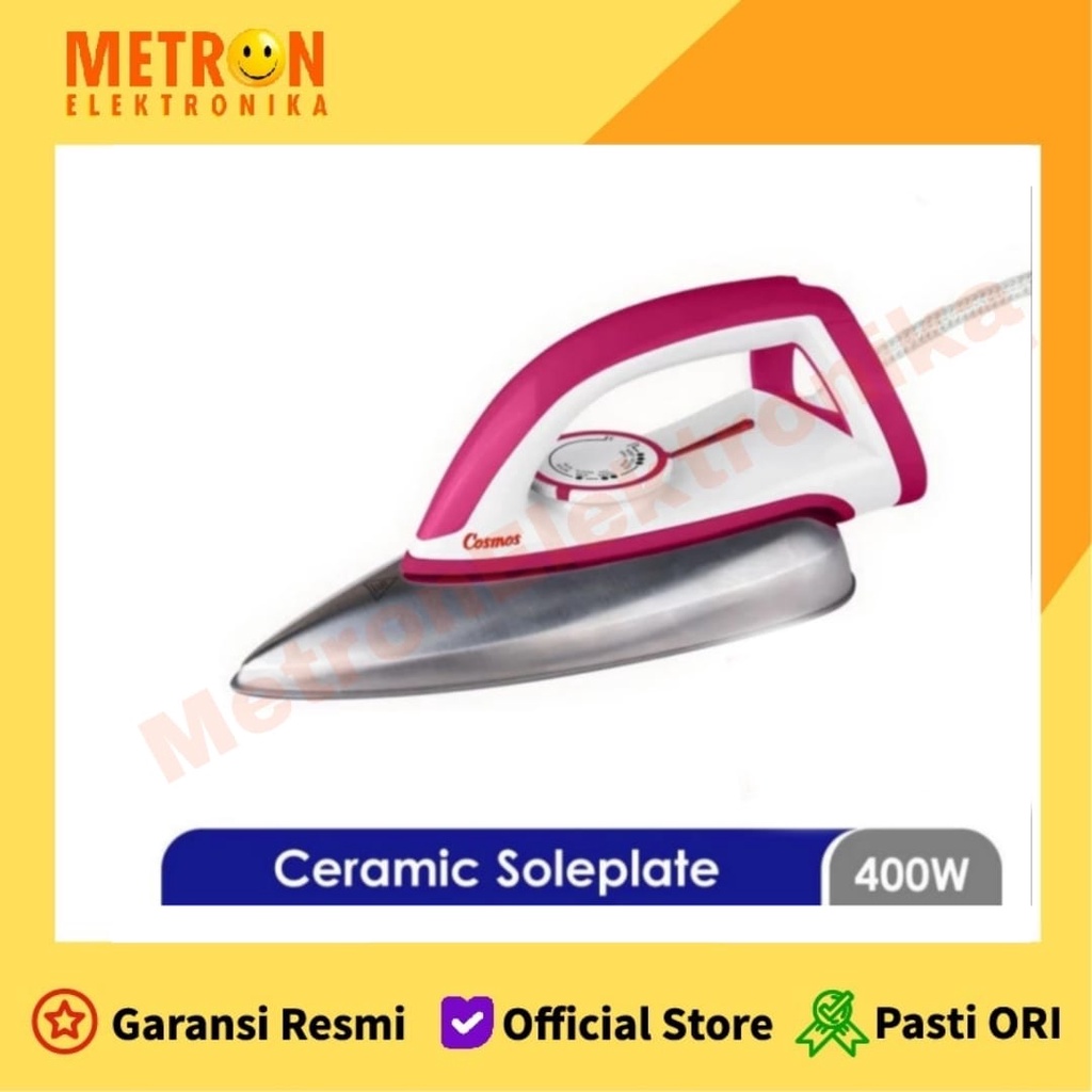 COSMOS CI 3110 C ELECTRIC IRON TAPAK LAPIS KERAMIK / SETRIKA / GOSOKAN / CI3110C