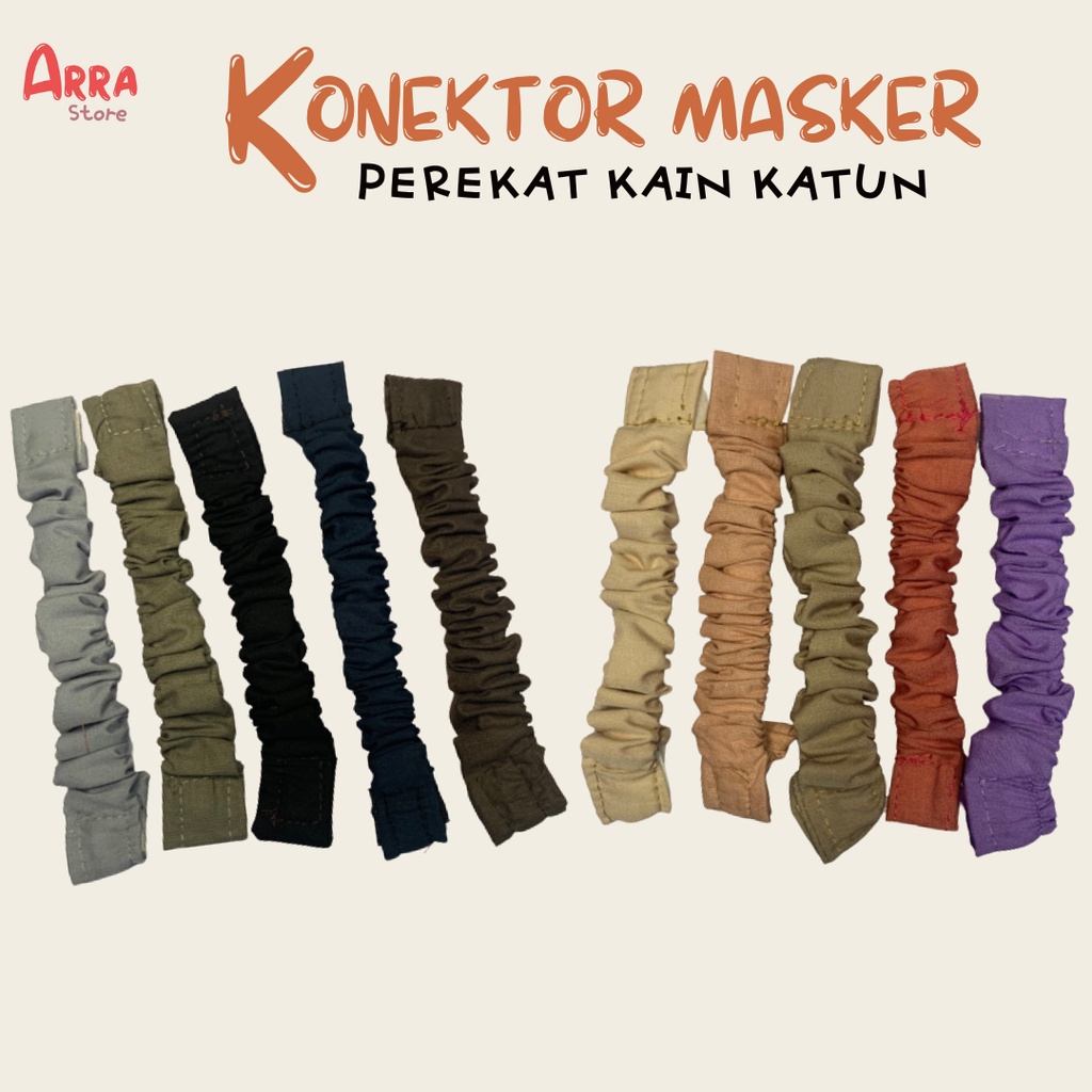 Konektor Masker Perekat Earloop Jadi Headloop Pengait Masker Hijab (COD)