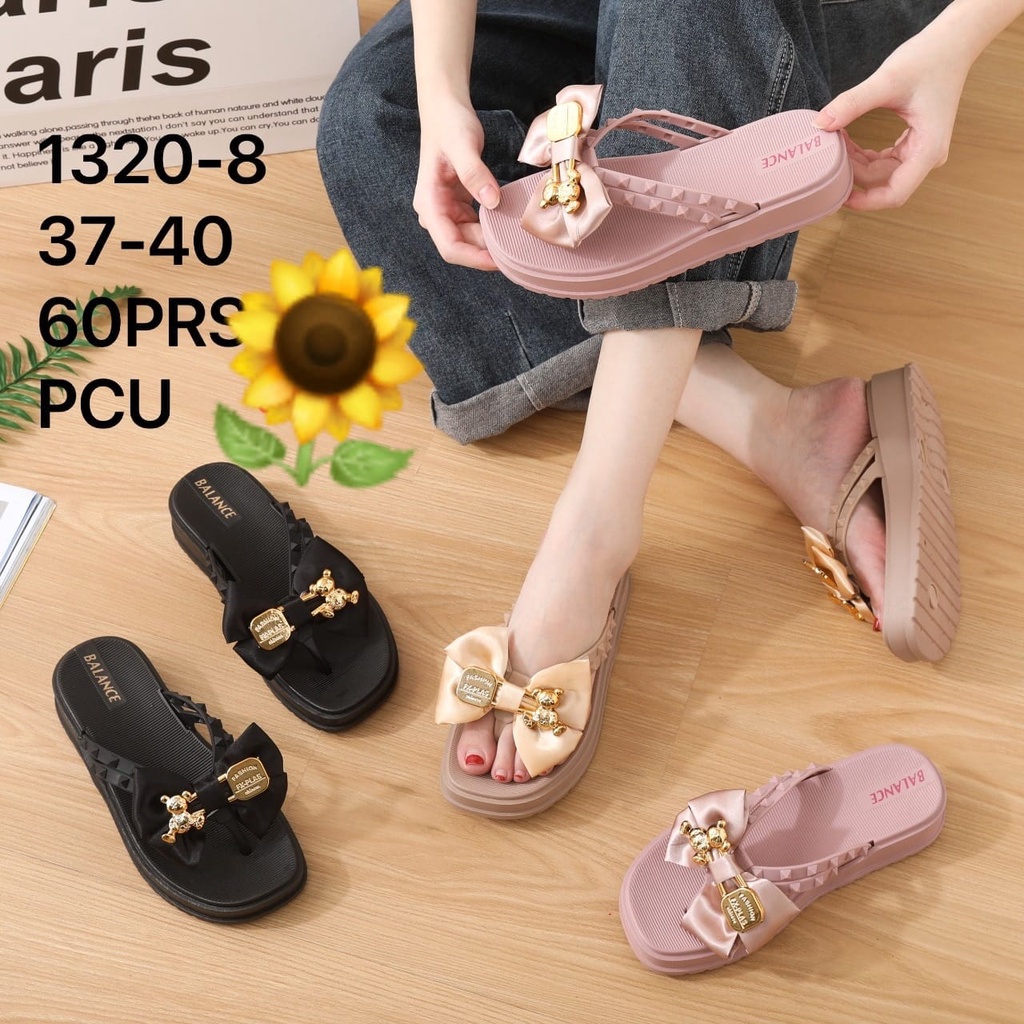 Sandal Karet Jelly Wedges Wanita Import Model Fashion KoreaTerbaru Original Kekinian by AGUNG STYLE Balance 1320-8