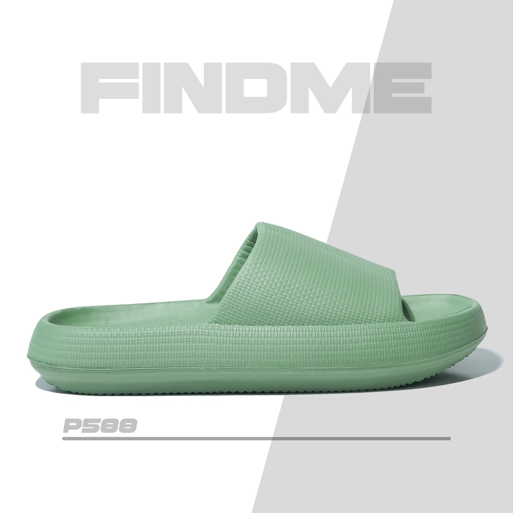 SANDAL INDOOR OUTDOOR UNISEX KARET TINGGI ANTI SLIP LICIN NYAMAN EMPUK IMPORT MURAH TUA P588 SLIDE