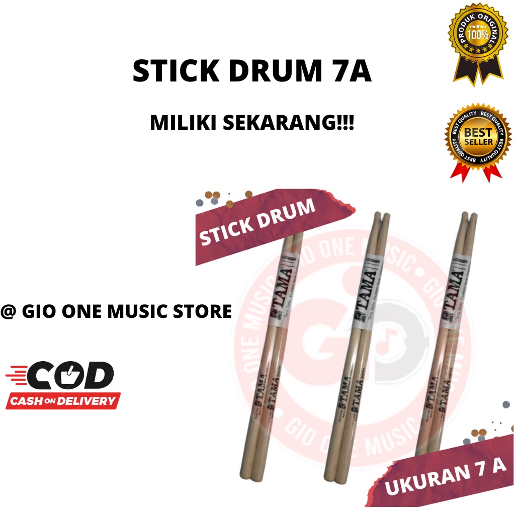 stik drum 1 set ykuran 7A murah dan berkwalitas