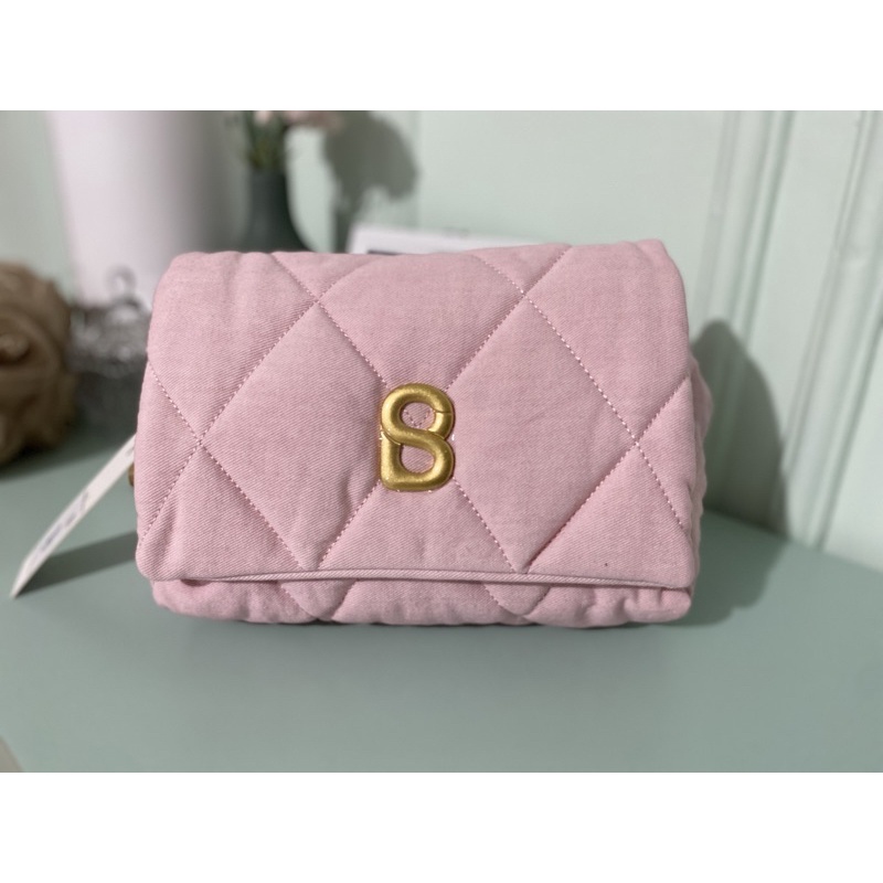 zoey Denim bag Buttonscarves