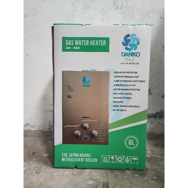 Water Heater Gas Danko 6L DA-6GS