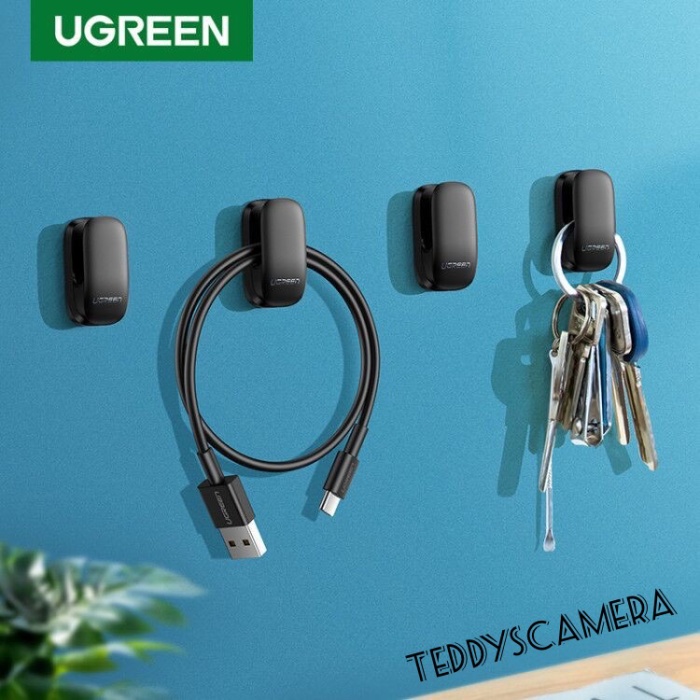 

Ugreen Hanger 4Pcs Hook Car Home Office Cable Organizer Universal Use #Original