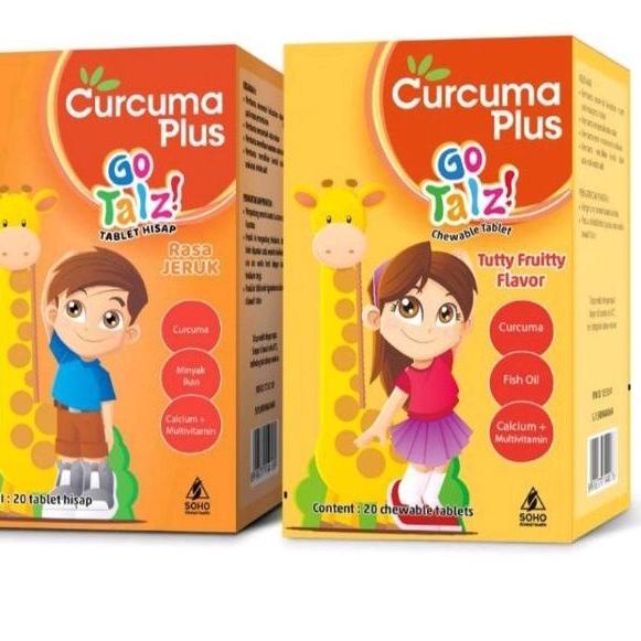メ Curcuma Go Talz tablet hisap peninggi badan anak ➞