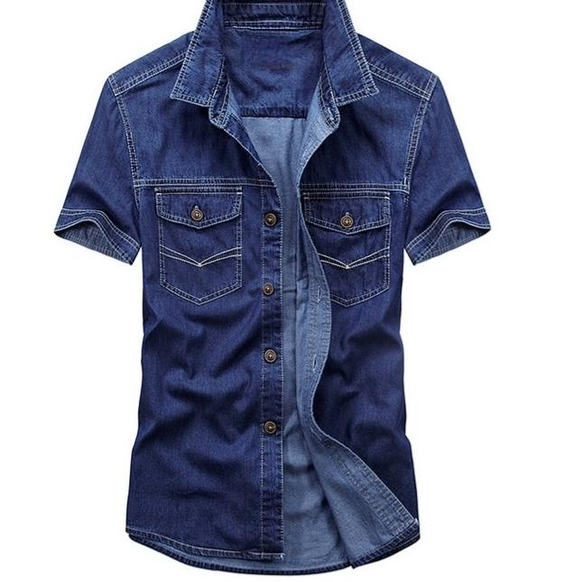 Sale KEMEJA JEANS ZERONES-KEMEJA LEVIS MOTIF WASH ORIGINAL-KEMEJA JEANS DISTRO TERLARIS