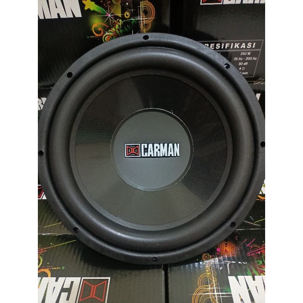 Promo.. Subwoofer Best Seller CARMAN CM-1288 NEW.12" Double Voice Coil Super Bass..