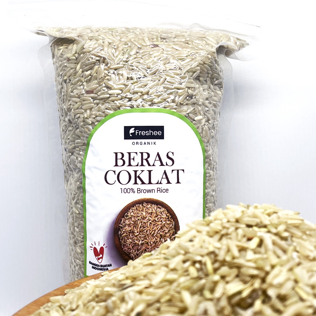 

Beras coklat organik pulen