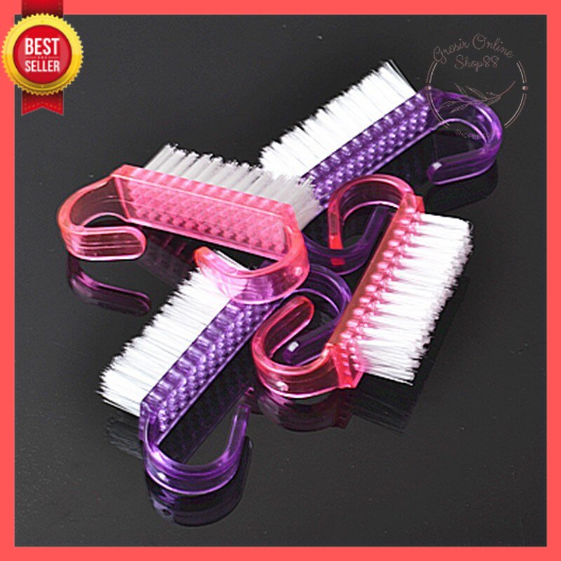 GOS -I109- Sikat Pembersih Kuku - Brush Scrubbing Nail Art - Sikat Mini Pembersih Debu Kuku
