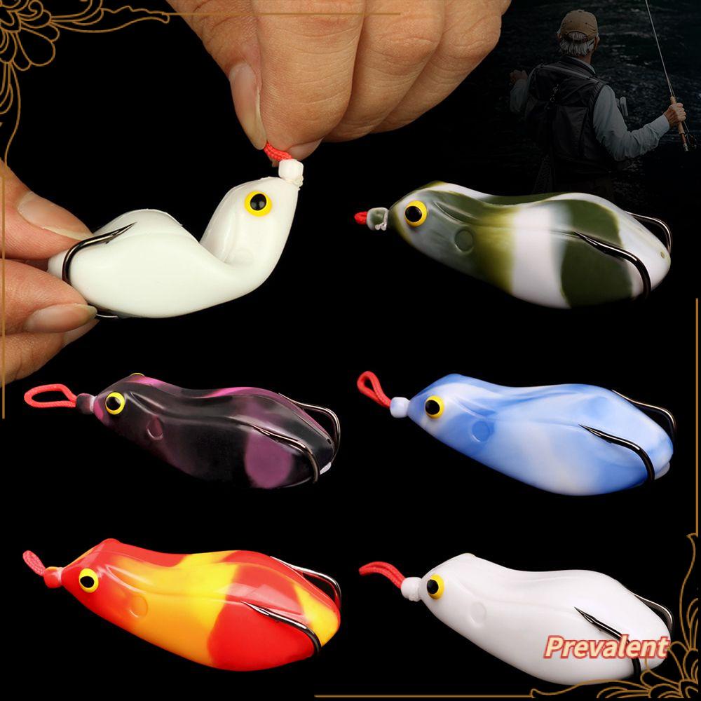 Preva Frog Lure 8.7cm Aksesoris Mata 3D Fishook