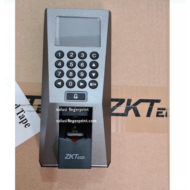 Fingerprint ZKTECO F18 Mesin Absensi Support ADMS - Access Door Kartu RFID Mifare 13.56 Mhz atau Proxy 125 Khz