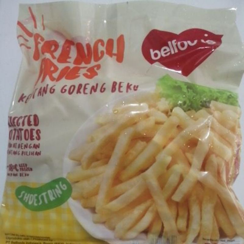 

BELFOODS KENTANG GORENG BEKU SHOESTRING 500 GR