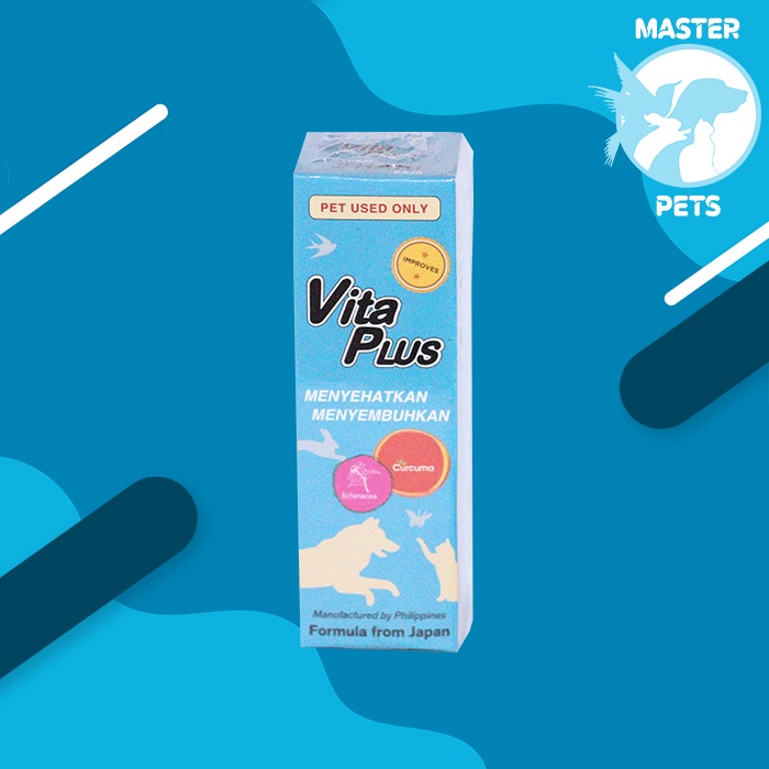 Vita Plus 30 Ml  Multivitamin Kucing Anjing Burung Kelinci 30Ml