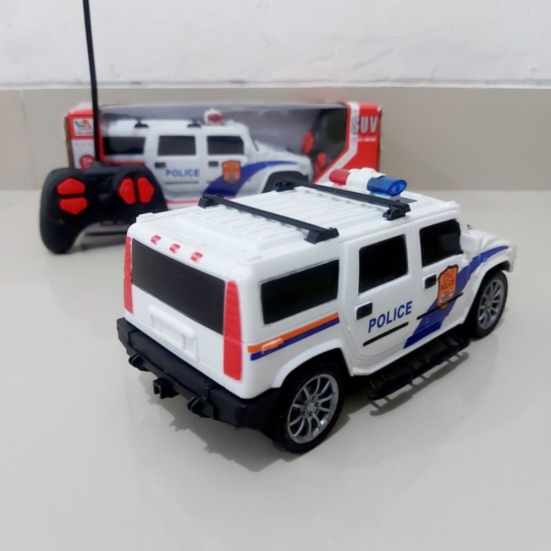 Rc Car Jeep Police Remote Control - Mainan Mobil Polisi Remot Kontrol