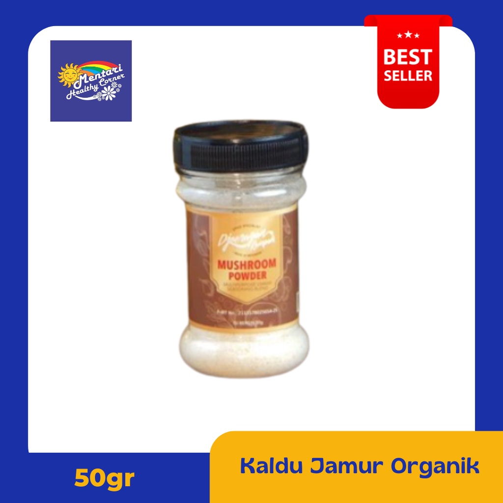 Kaldu Jamur Organik Djoeragan Rempah 50gr / Mushroom Powder Djoeragan 50gr