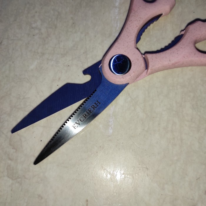Evcriverh Gunting Stainless Dapur Pemotong Serbaguna Scissor Satuan #Original