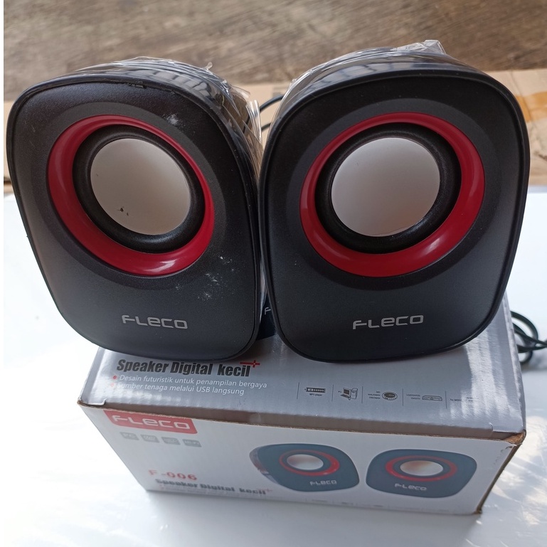 SPEAKER MINI KOMPUTER FLECO F-006 SPEAKER USB POWER