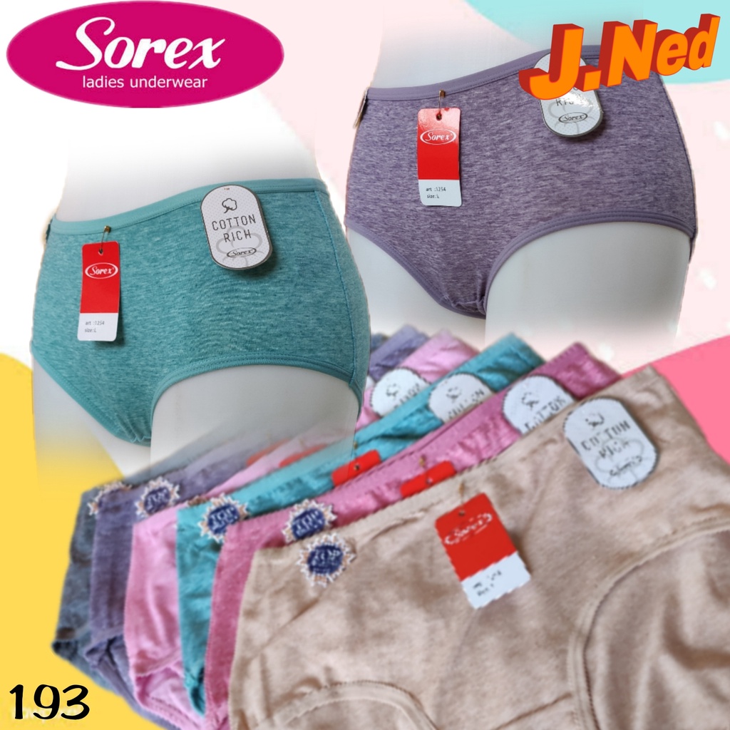 J193 CD WANITA SOREX CELANA DALAM WANITA SOREX COTTON RICH CELANA DALAM SOREX