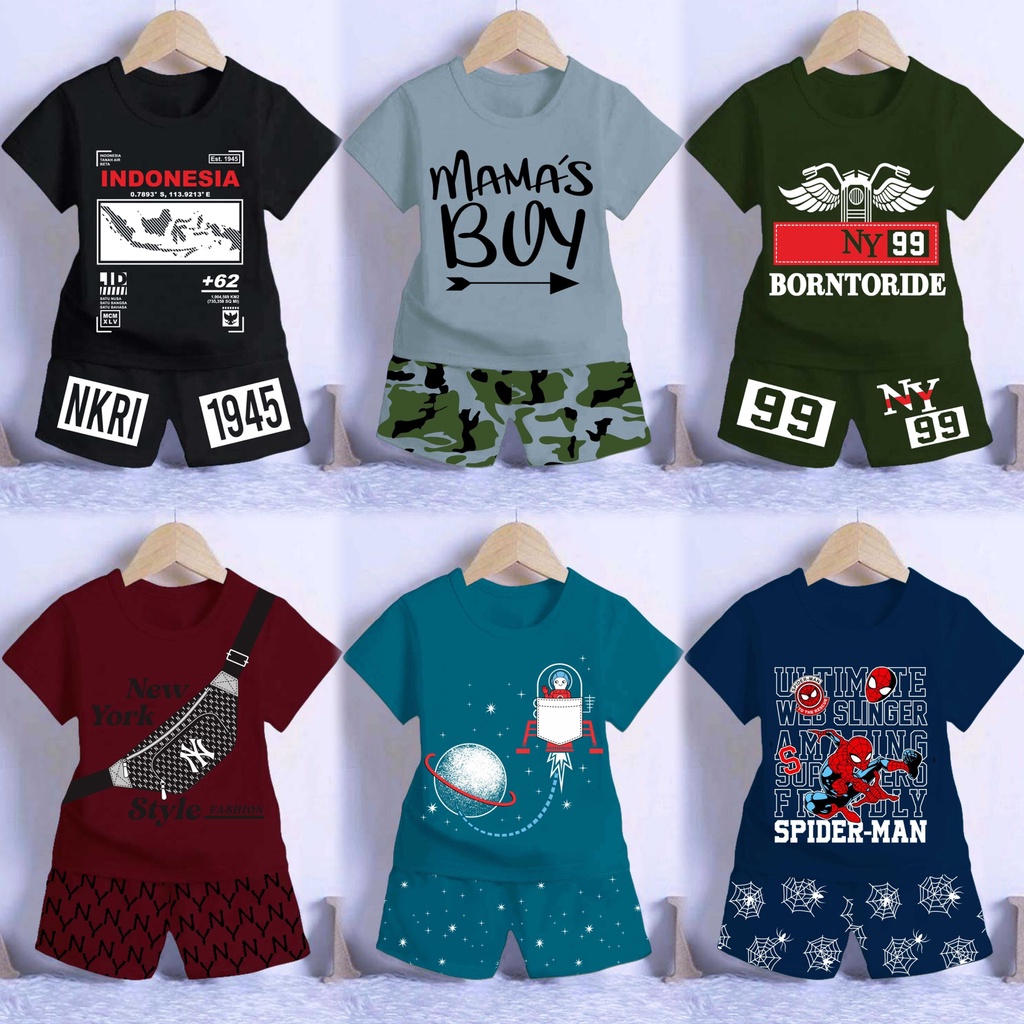 ODOM SETELAN ANAK LAKI LAKI / BAJU ANAK COWOK TERBARU UMUR 1-4 TAHUN