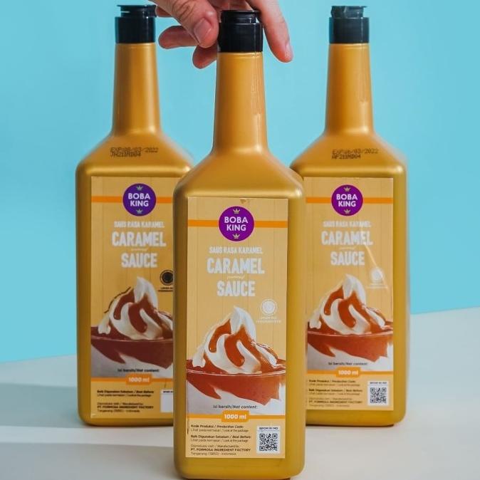 

1 LT Bobaking Caramel Sauce (topping saus karamel)