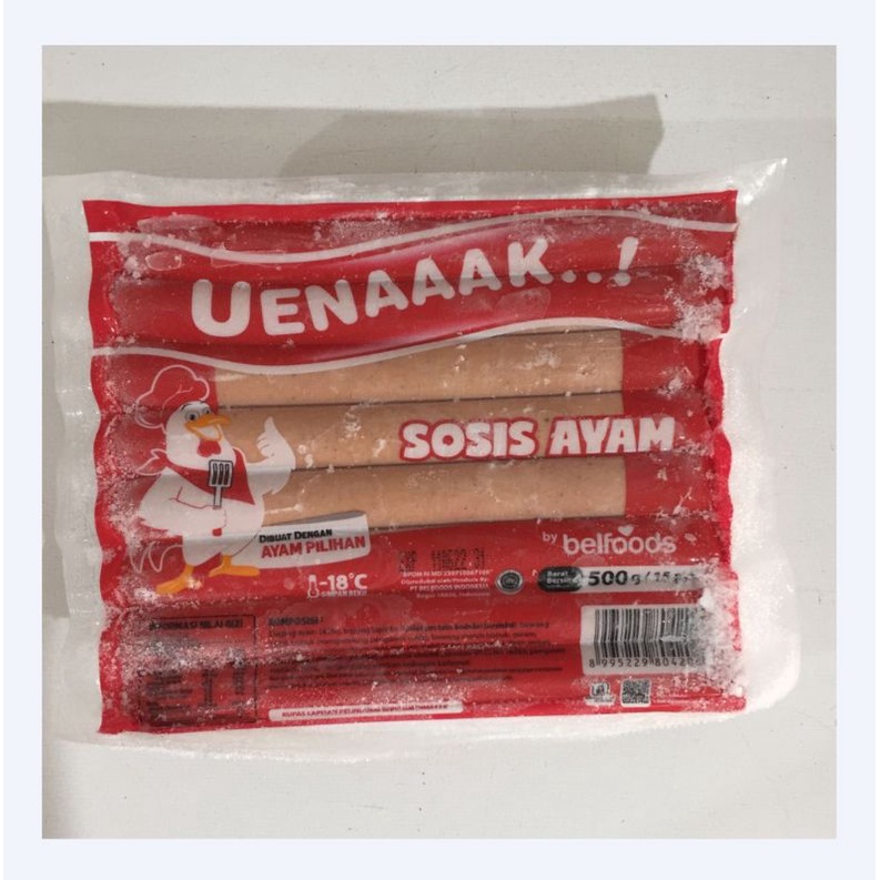 

Belfoods Uenaaak Sosis Ayam 500 gr