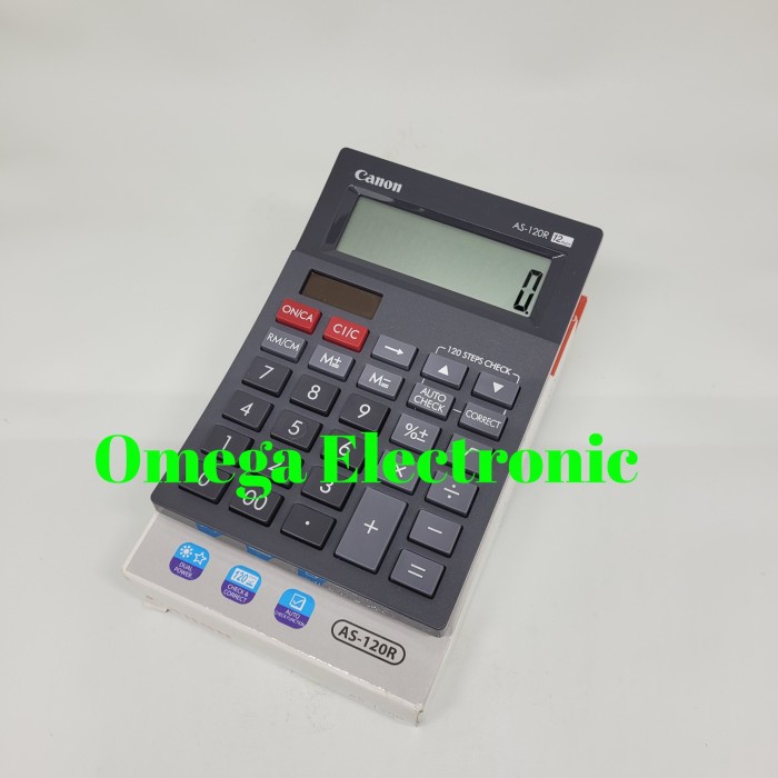 

SALE Canon AS-120R Calculator - Kalkulator Desktop Check Correct Cek Ulang