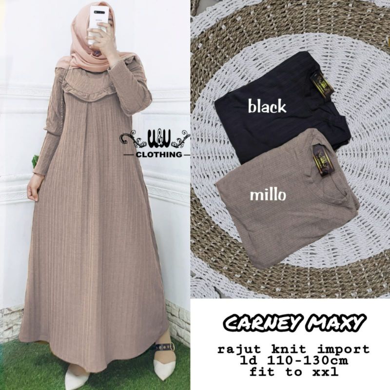 Carney maxy rajut knit import by W&W Clothing