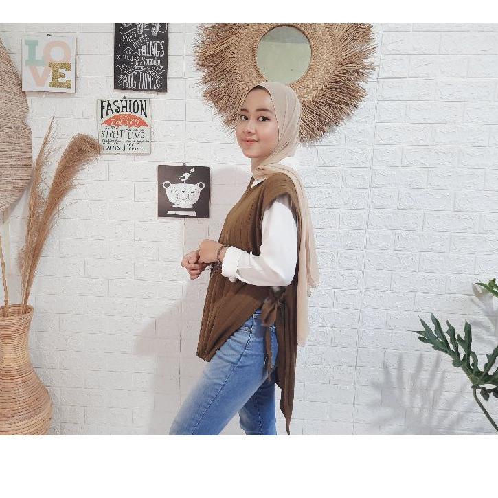 BAJU RAJUT YURA VEST KNITE / ROMPI TALI / SWEATER PAKAIAN WANITA