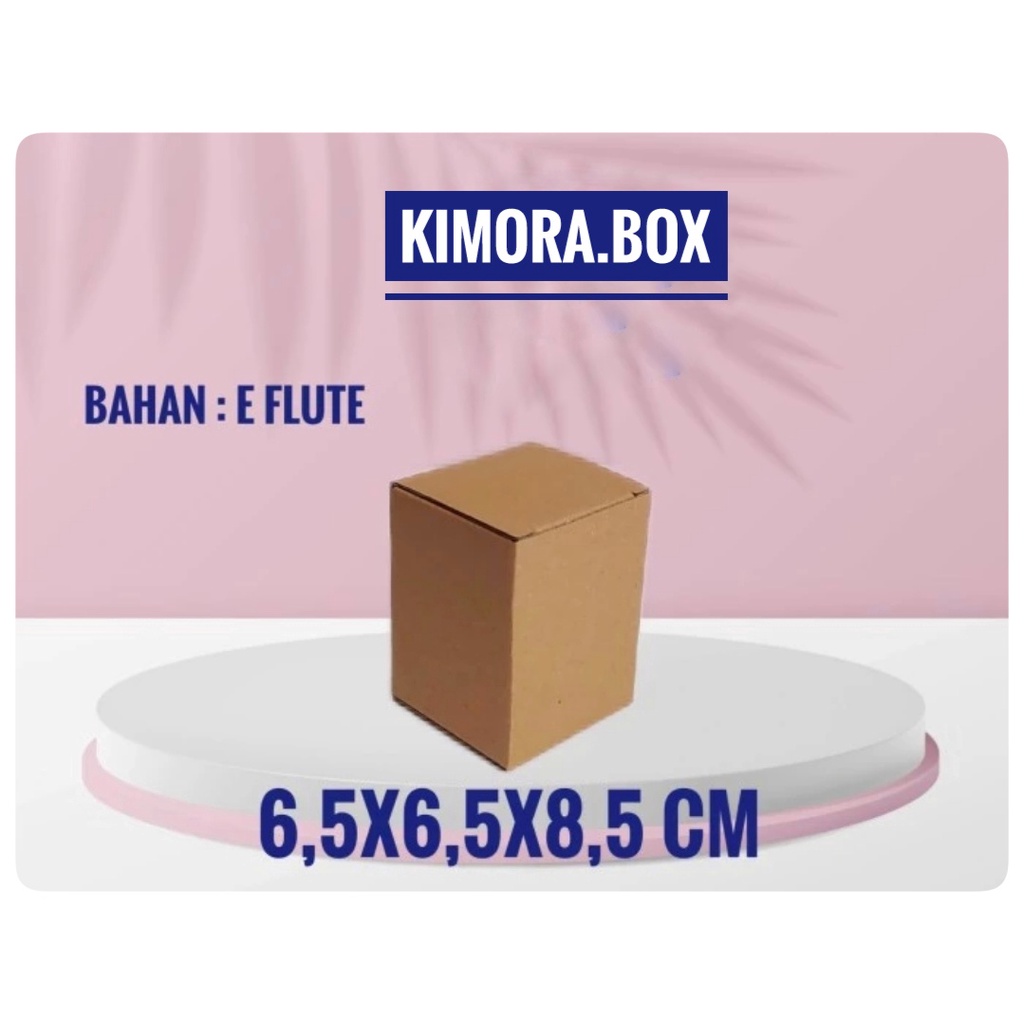 

kardus karton box uk. 6,5x6,5x8,5 cm...model die cut u/aksesoris dll