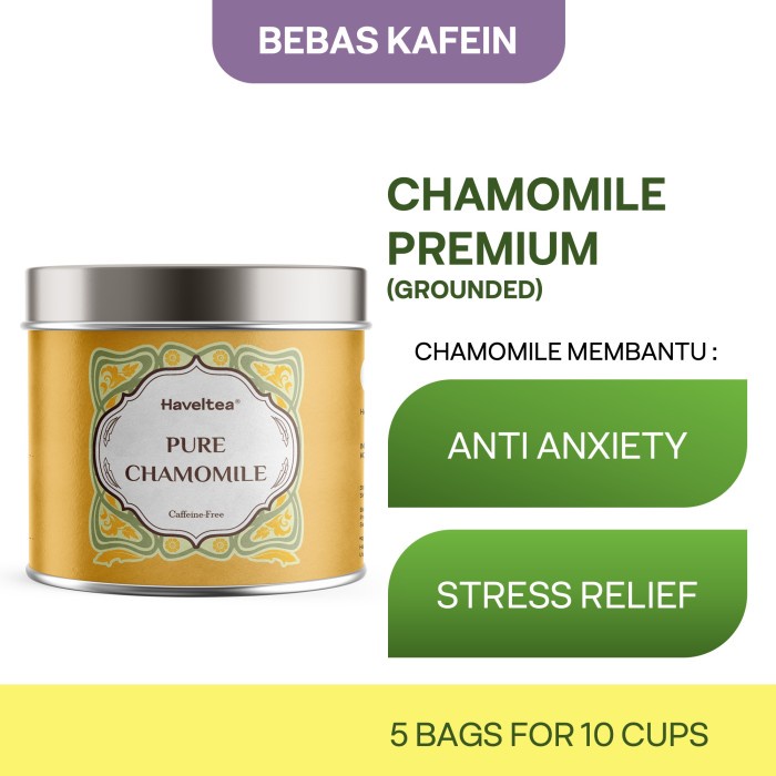 

PURE CHAMOMILE | Mini Tin | Haveltea | Floral Tea | Sleep Anxiety Aid - Loose Leaf 7.5g