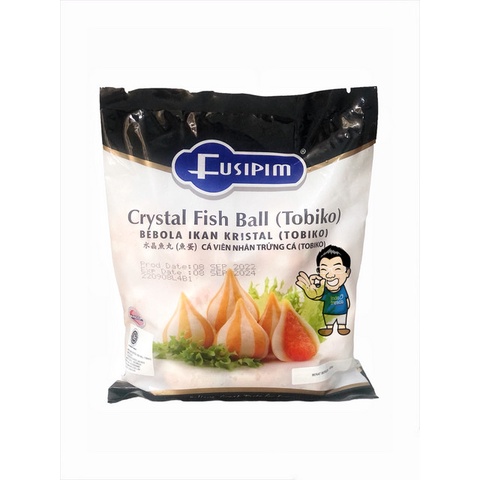 

Fusipim Crystal Fish Ball Tobiko- Bakso Ikan Tobiko 400 gr