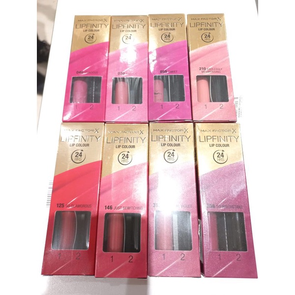Max Factor Lipstick Lipfinity  24 hrs