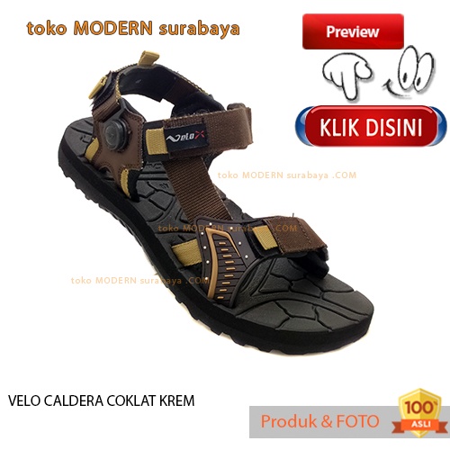 Sandal pria casual sandal gunung slide embos VELO CALDERA