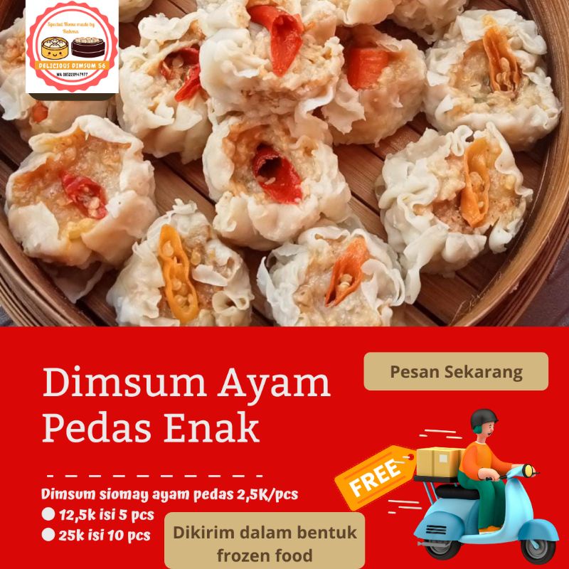 

Dimsum Halal Siomay Ayam Pedas